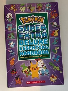 Scholastic Pokémon Super Extra Deluxe Essential Handbook - Purple & Teal